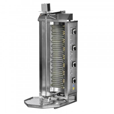 M077-4D ÜST MOTORLU DÖKÜMLÜ DÖNER MAKİNESİ 8 Isıtıcılı